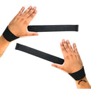 Strap Musculação - Tala Strep Treino Academia - Resistente Cor Preto