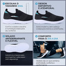 Tênis Meia Feminino Calce Facil Macio Confortável  Bordô 38 BR