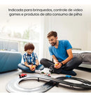 Pilha recarregável AAA Elgin Recarregáveis 82171 Cilíndrica - kit de 3 unidades