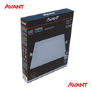 Painel Led Alu 12w 6500k Emb. Quadrado 110v/220v 17cm Avant