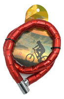 Cadeado Tranca Moto Portão Bicicleta Reforçado 22mm 1m Cor Sortido