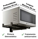 Suporte Parede Microondas Forno Elétrico Ajustável Até 40 Kg