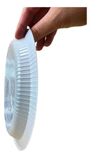 Pratinho Descartável Sobremesa Raso 15cm C/ 500 Uni (caixa) Cor Branco