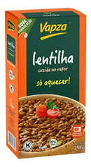 Lentilha Cozida no Vapor Vapza Caixa 250g