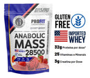 Hipercalórico Anabolic Mass 28500 3kg Profit Labs Sabor Morango