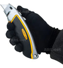 Estilete Metal Emborrachado Trapezoidal 18mm Com 5 Lâminas