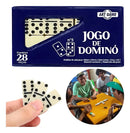 Dominó Profissional De Osso Estojo Com 28 Peças Dominó