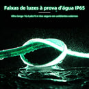Fita Led Rgb 5050 16 Milhões De Cores Controle Via Bluetooth E App, Controle Infravermelho Ip65 5 Metros Dc5v