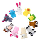 Fantoches Brinquedo Infantil Animais Mão Dedo - Kit 10 Peças