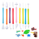 Kit Estecas 9 Ferramentas para Massas, Argila, Modelagem, Massinha, Biscuit Kinneken