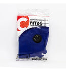 Camper Pff2 Kit 50 Unidade Máscara Respirador Válvula Azul