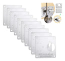 Kit 10 placas para reparo de porta dobradiça armário mdf Pen Tech