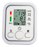 Aparelho De Medir Pressão De Braço Eletrico Cor Branco Health Herald