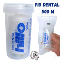 Fio Dental Hillo 500 M Premium Encerado Dentes Mais Limpos