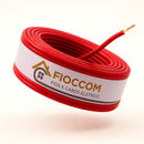 Fio Amarelo 2,5mm Cabo Flexível Rolo Com 100 Metros Elétrico 750v Fioccom