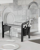 Escorredor de Pratos Duplo Desmontavel Black Arthi