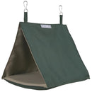 Casa Para Calopsita Dormir Poleiro Gaiola Casinha Ar Livre Cor Verde