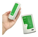 Testador De Cabos De Rede Lan Rj45 Rj11 Com Led Removível