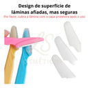 Kit 6 Navalhas para Sobrancelha e Rosto – Lâminas em Aço Inoxidável com Cabo Antiderrapante, Precisão para Depilação Facial, Buço e Corpo