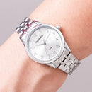 Relógio Mondaine Feminino Prata Kit Semi-joias Cor Da Correia Prateado 32608L0MKNE2K1