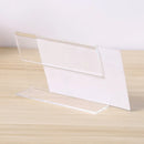 Porta Etiqueta Display Acrílico Cristal 2mm Kit 50 Un