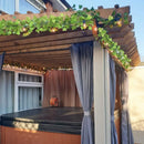 Kit 12 Heras 2,10 Metros Cada Ramos Folhas - Total 25 Metros