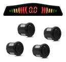 Kit Sensor de Estacionamento Preto 18mm Universal Ré Sinal Sonoro First Option
