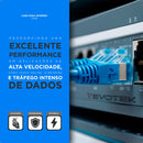 Cabo De Internet Rede Rj45 Cat 6 10/1000 Alta Velocidade 50m