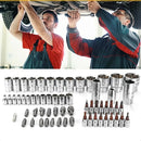 Kit Chaves Canhão Catraca Reversível Soquetes Profissional