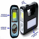 Kit Iluminação Camping Barraca Carregador Solar Portatil Led