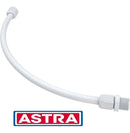 Engate Flexível 1/2 X 40cm Água Fria Pvc Astra (rabicho) Acabamento Fosco Cor Branco