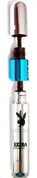 Máscara Cílios Rímel 2 Em 1 Extra Volume Playboy Hb84599 Cor Preto