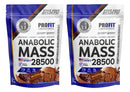 Suplemento em pó ProFit Laboratórios Anabolic Mass 28500 proteínas sabor chocolate em sachê de 3kg