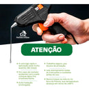 Revolver Pistola De Cola Quente 20w Com 12 Bastões De Cola Bico Fino Floresta Urbana