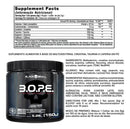 Suplemento em Pó Bope 300g - Caveira Preta - Black Skull Sabor Frutas vermelhas