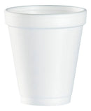 Copinho Isopor 100 Ml Para Café Bebidas Quentes 100 Unidades Cor Branco Branco