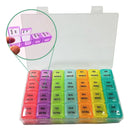 Porta Comprimidos Caixa Divisórias Estojo Remédio Suplemento