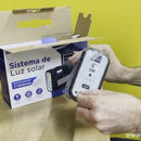 Kit Iluminação Camping Barraca Carregador Solar Portatil Led