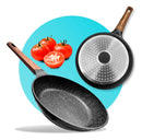 Frigideira Ceramica Antiaderente Fogão Cooktop Indução E Gás Preto