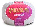 Linha Fio Amigurumi Círculo 254m 100% Algodão Trico Croche Cor 8001 Branco