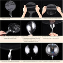 50 Un Balão Bubble 24 Polegadas 60cm Transparente Premium