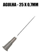 Kit Seringa 3ml Luer Lock Com 50 + Agulha 25x7 Com 50 - Sr Capacidade em volume 3 mL