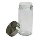 Porta Tempero Giratório Inox 12 Potes Vidro Dosador Cozinha