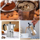 Cafeteira Italiana Moka 300ml 6 Xícaras Original Premium Prateado