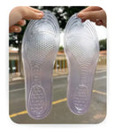 Palmilha De Silicone Em Gel Ortopedica Anti Impacto Para Dores Nós Pés Fascite Plantar Cristal Tamanho Do Par Da Palmilha 36 A 39