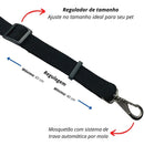 Cinto Segurança Pet Para Encosto De Cabeça Ajuste De Tamanho Cor Preto