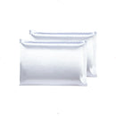 02 Fronhas De Cetim Anti Frizz 70cm X 50c Branco