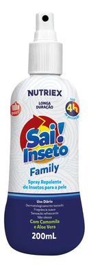 1 Repelente Spray Nutriex Sai Inseto Family 200ml
