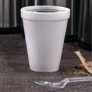 Copo Isopor Termico Descartavel P/ Cafe 88ml C/ 100 Un Cor Branco