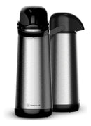 Garrafa Térmica De Pressão 1,8 Litro Inox Lúmina Conserva Bebidas Quentes E Frias Alavanca Resistente termo lar